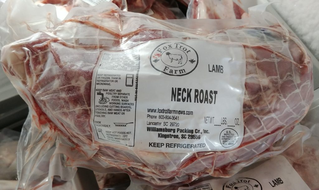 Fox Trot Farm Lamb Neck Roasts