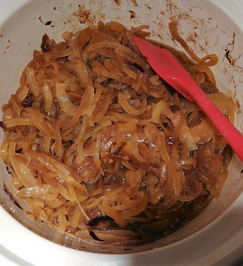 Crock Pot Caramelized Onions after 12 hours