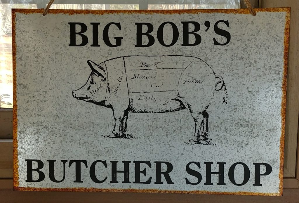 Butcher Shop Sign