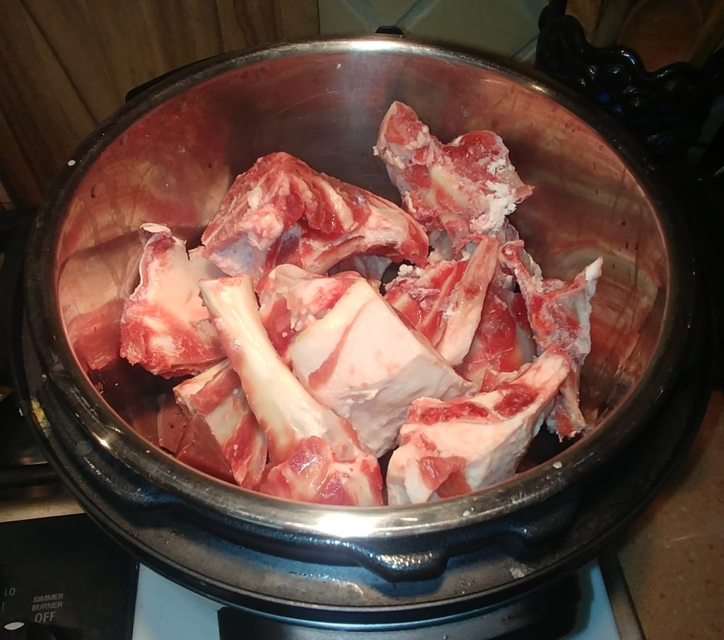 Fox Trot Farm lamb dog food ingredients in the Instant Pot®